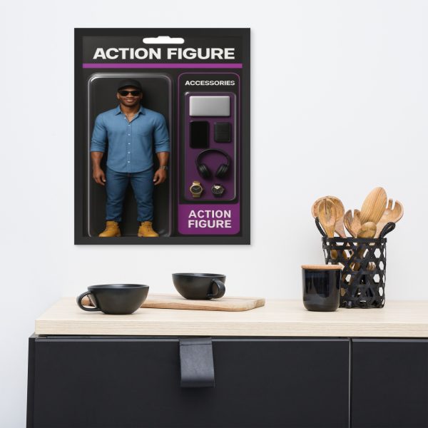 Your Custom Action Figure Framed Poster (16 x 20)