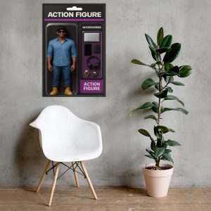 Your Custom Action Figure Framed Poster (24 x 36)