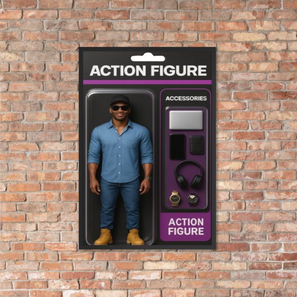Your Custom Action Figure Framed Poster (24 x 36) - Image 4