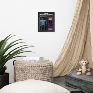 Your Custom Action Figure Framed Poster (8 x 10)